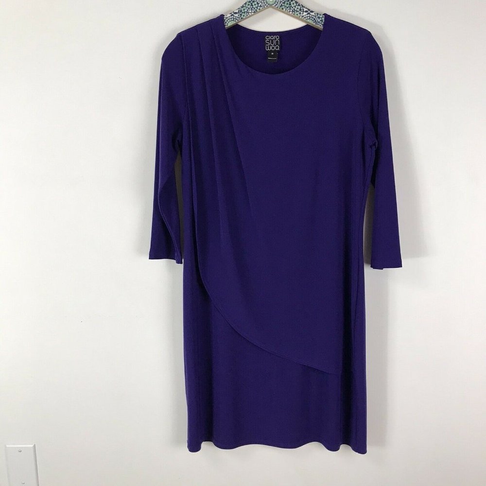 NWT Purple Overlay Dress by Clara Sunwoo